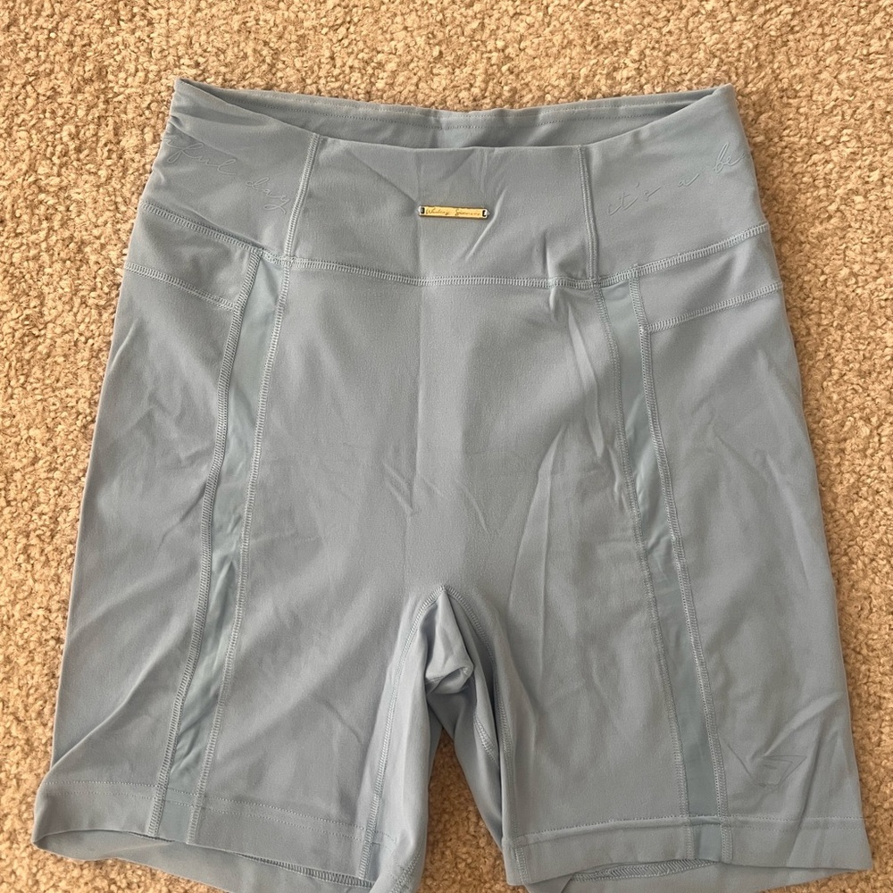 Gymshark Light Blue Women’s Bike Shorts